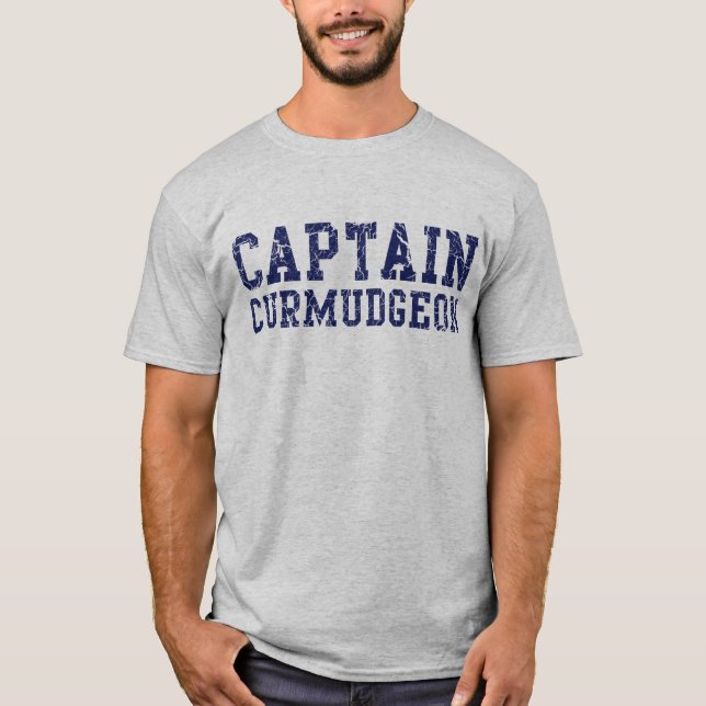 Kapitän Curmudgeon T-Shirt (Vorderseite)