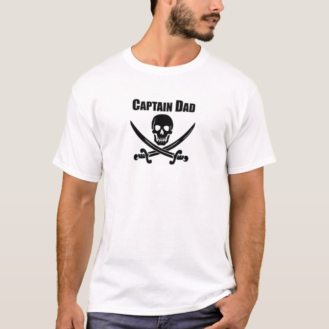 Kapitän Dad T-Shirt (Vorderseite)