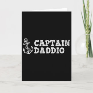 Kapitän Daddio Segelboot Vintage Boot Anker Karte