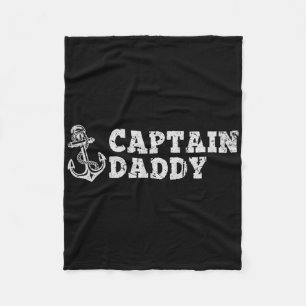 Kapitän Daddy Segelboot Vintage Boot Anker Fleecedecke