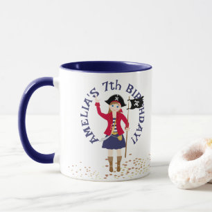 Kapitän der Piratenschiff-Geburtstagspartei Tasse