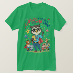 Kapitän der Pre-K Power Crew T-Shirt
