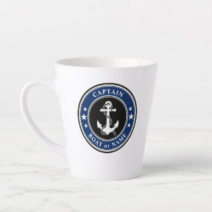 Kapitän des Anchor-Rope-Boots oder Marine Milchtasse