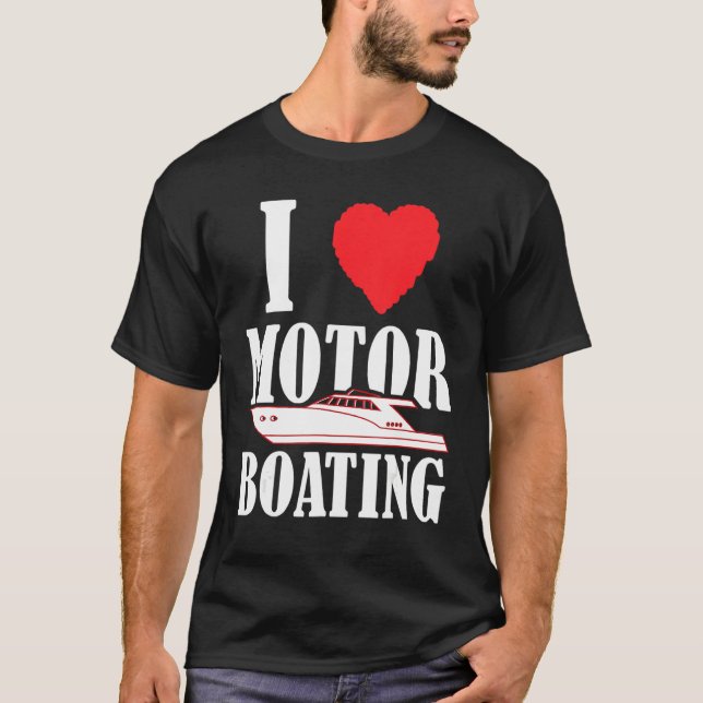 Kapitän des Bootes der Liebe Bootschiff T-Shirt (Vorderseite)