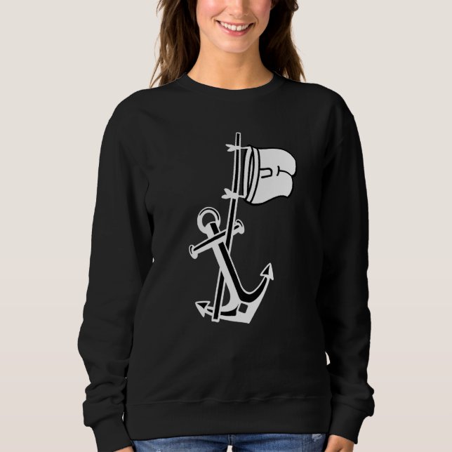 Kapitän des Capacity Boat Anchor Sweatshirt (Vorderseite)
