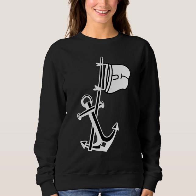 Kapitän des Capacity Boat Anchor Sweatshirt (Vorderseite)