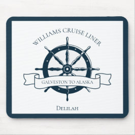 Kapitän des Nautical Wheel-Schiffes für benutzerde Mousepad