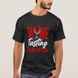 Kapitän des Weinverkostungsteams, Weinverkostung, T-Shirt
