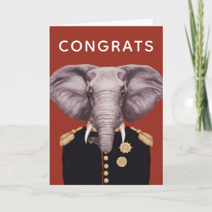 Kapitän Elephant   Fügen Sie Ihren Text hinzu Karte