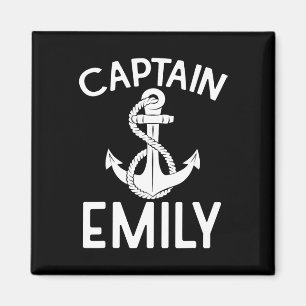 Kapitän Emily Segelboot Boot Schiff Yacht Magnet