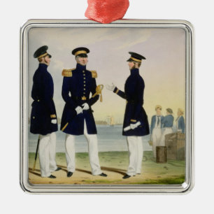 Kapitän, Flaggen-Offizier und Kommandant (ziehen Silbernes Ornament