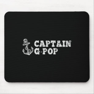 Kapitän G-pop Segeln Bootfahren Vintage Boot Anker Mousepad