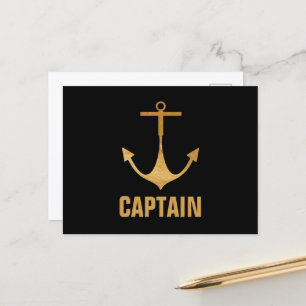 Kapitän, Goldener Anker Postkarte
