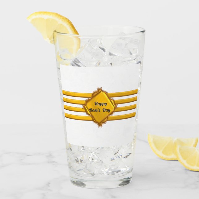 Kapitän Goldstreifen Glas (Vorderseite Ice)