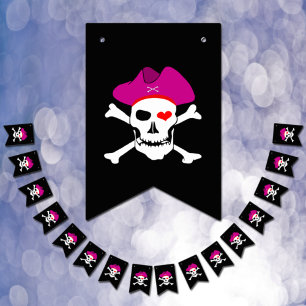 Kapitän Grace, Piraten-Wimpel Flaggen, Boot-Party Wimpelkette