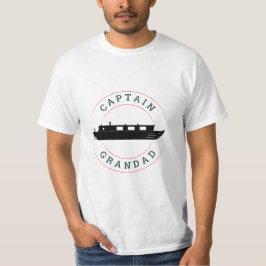 Kapitän Grandad (schwarz-weiß) T-Shirt