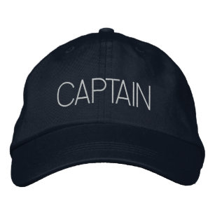 Kapitän Hat - Bootskapitän, Yachtgeschenk, neue Bestickte Baseballkappe