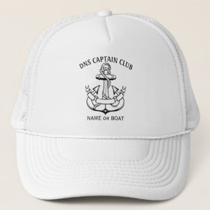 Kapitän Ihres Bootsname Truckerkappe