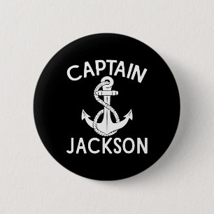 Kapitän Jackson Yacht Segelschiff Button