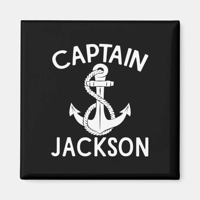 Kapitän Jackson Yacht Segelschiff Magnet (Vorne)