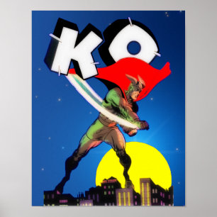 Kapitän K.O. Poster