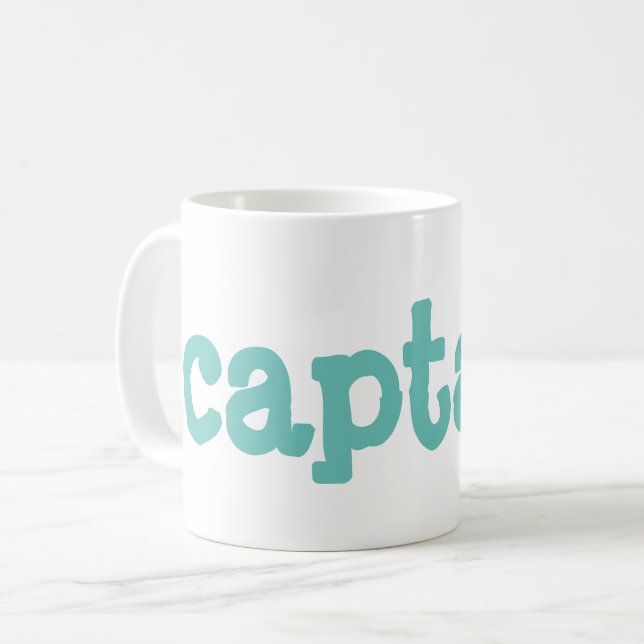 Kapitän Kaffeetasse (Vorderseite Links)