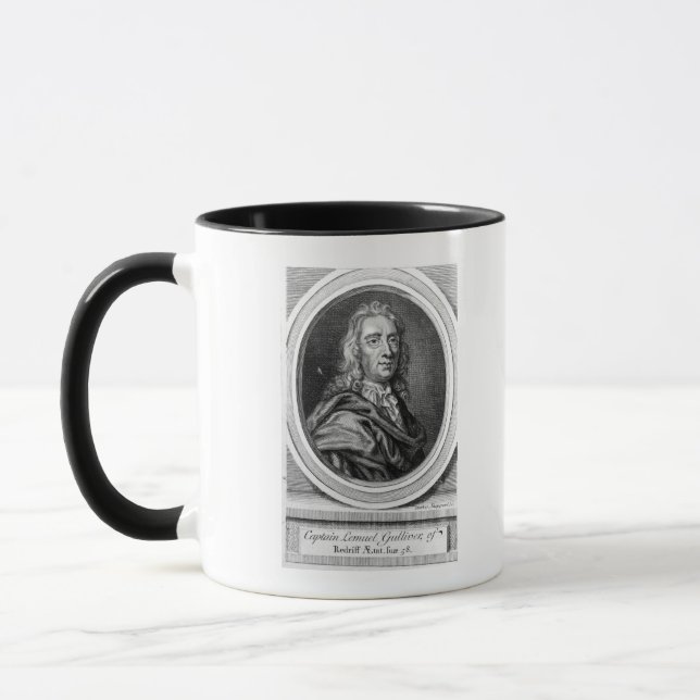 Kapitän Lemuel Gulliver, 1726 Tasse (Links)