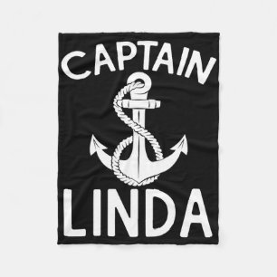 Kapitän Linda Boot Boot Schiff Jacht Anker Fleecedecke