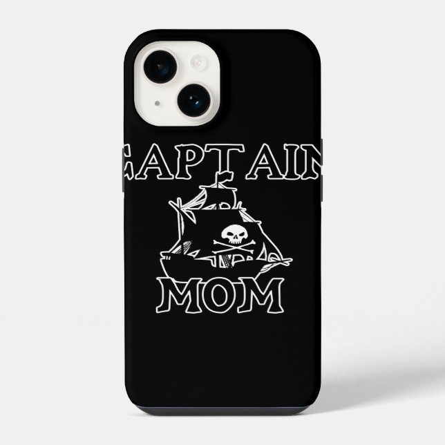 Kapitän Mama iPhone Hülle (Rückseite)