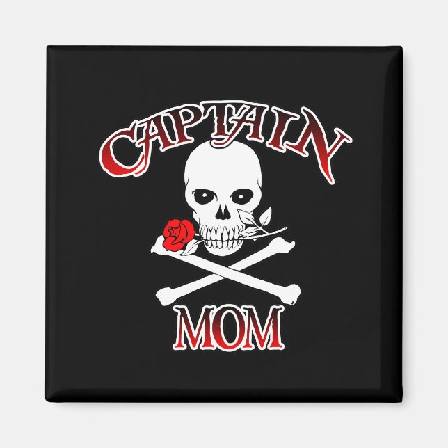Kapitän-Mama (Rose)Magnet Magnet (Vorne)