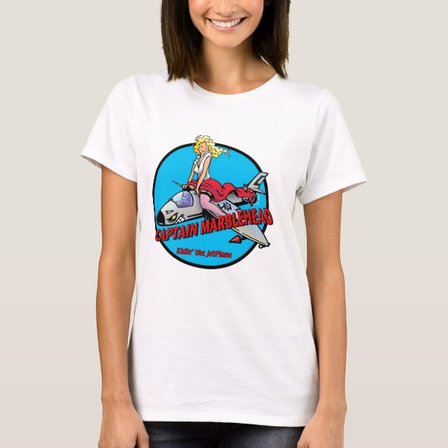 Kapitän Marblehead, Damenbehälter T-Shirt (Vorderseite)