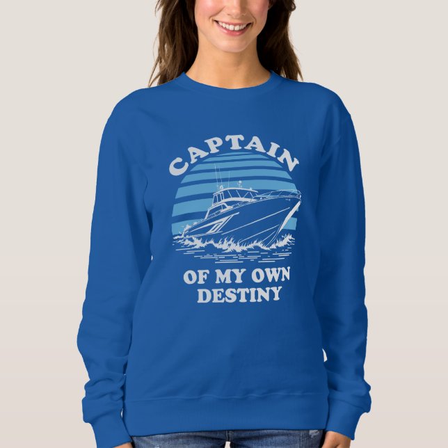 Kapitän meines eigenen Schicksals | Kostenvoransch Sweatshirt (Vorderseite)