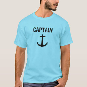 Kapitän, minimalistisches Design T-Shirt