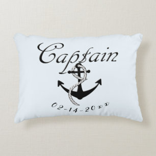 Kapitän mit Anchor Dekokissen