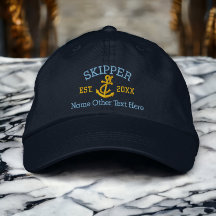 Kapitän mit Anker Personalisiert