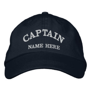Kapitän Name Sailor Hat Bestickte Baseballkappe