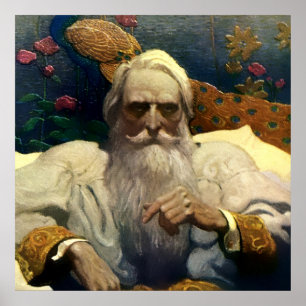 „Kapitän Nemo von der Nautilus“ von NC Wyeth Poster