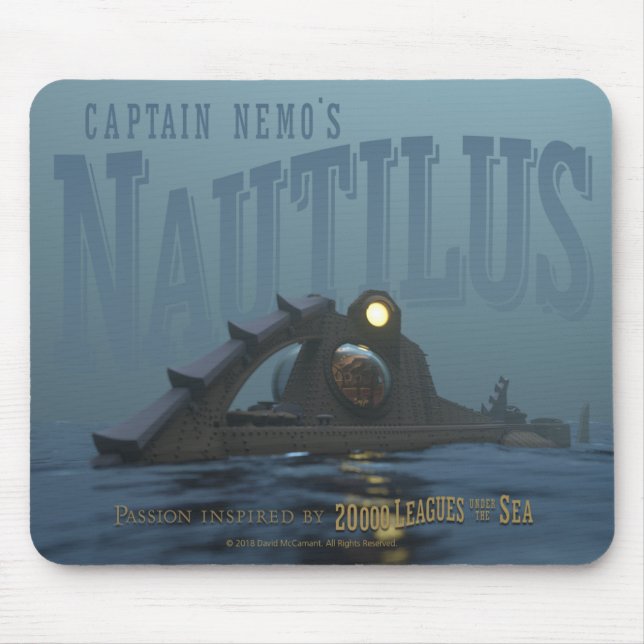 Kapitän Nemos Nautilus Mousepad (Vorne)