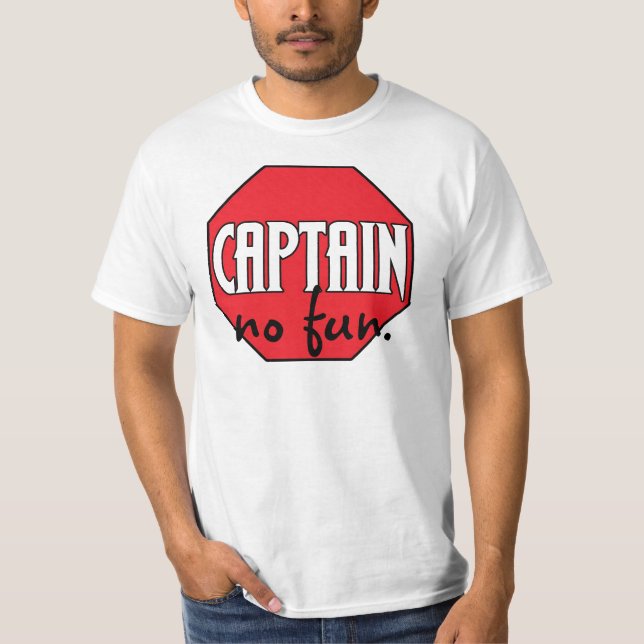 KAPITÄN NO FUN T-Shirt (Vorderseite)