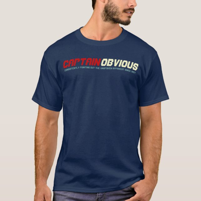 Kapitän Obvious T-Shirt (Vorderseite)