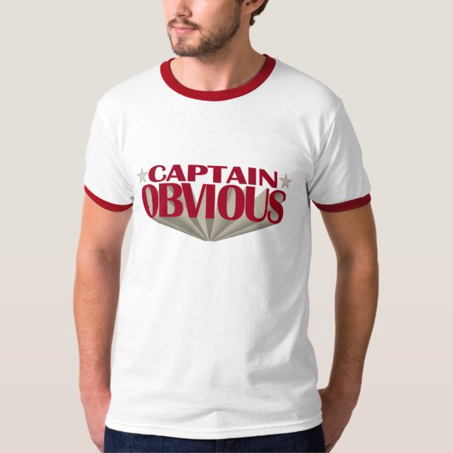 Kapitän Obvious T-Shirt (Vorderseite)