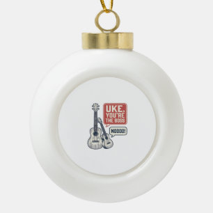 Kapitän Papa Anker Vintage-Shirt-Design_1 Keramik Kugel-Ornament