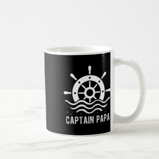 Kapitän Papa Boating Father's Day Pontoon Kapitän  Kaffeetasse