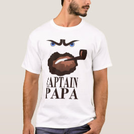 Kapitän_Papa_Captain_Barbu_Barbe_Pipe_Familie_PE T-Shirt