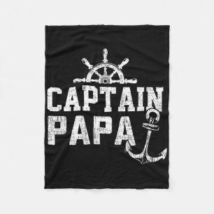 Kapitän Papa Pontonbootfahren Angeln See Segeln  Fleecedecke