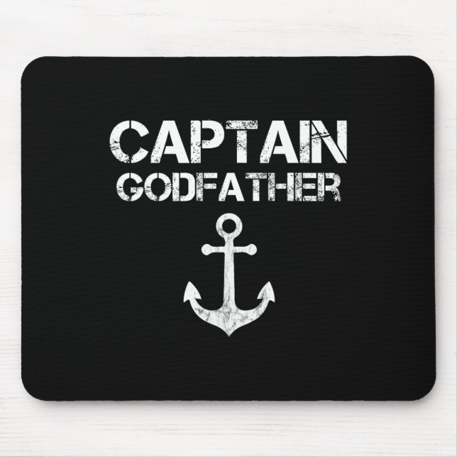 Kapitän Pate Pontonsee Segler Fischerboot Mousepad (Vorne)