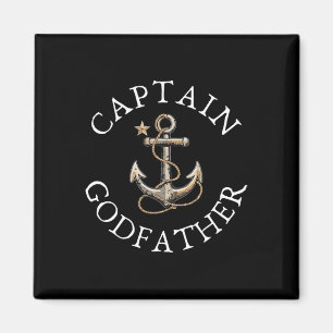 Kapitän Patenboot Segeln Booten Vintage Anker Magnet