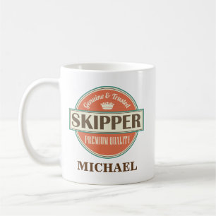 Kapitän-personalisiertes Büro-Tassen-Geschenk Tasse