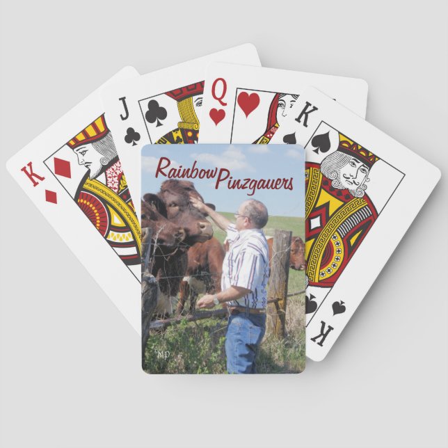 Kapitän-Pinzgauer Stier Spielkarten (Rückseite)