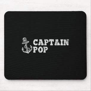Kapitän Pop Segelboot Vintage Boot Anker Fu Mousepad